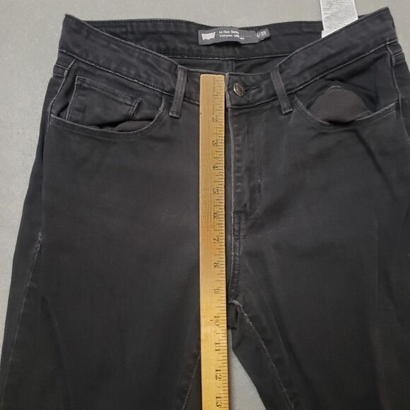 Levi's - Hi Rise Skinny Jeans, Size 28 | Soft Black | PC9-19970-0083 distressed - Picture 10 of 15